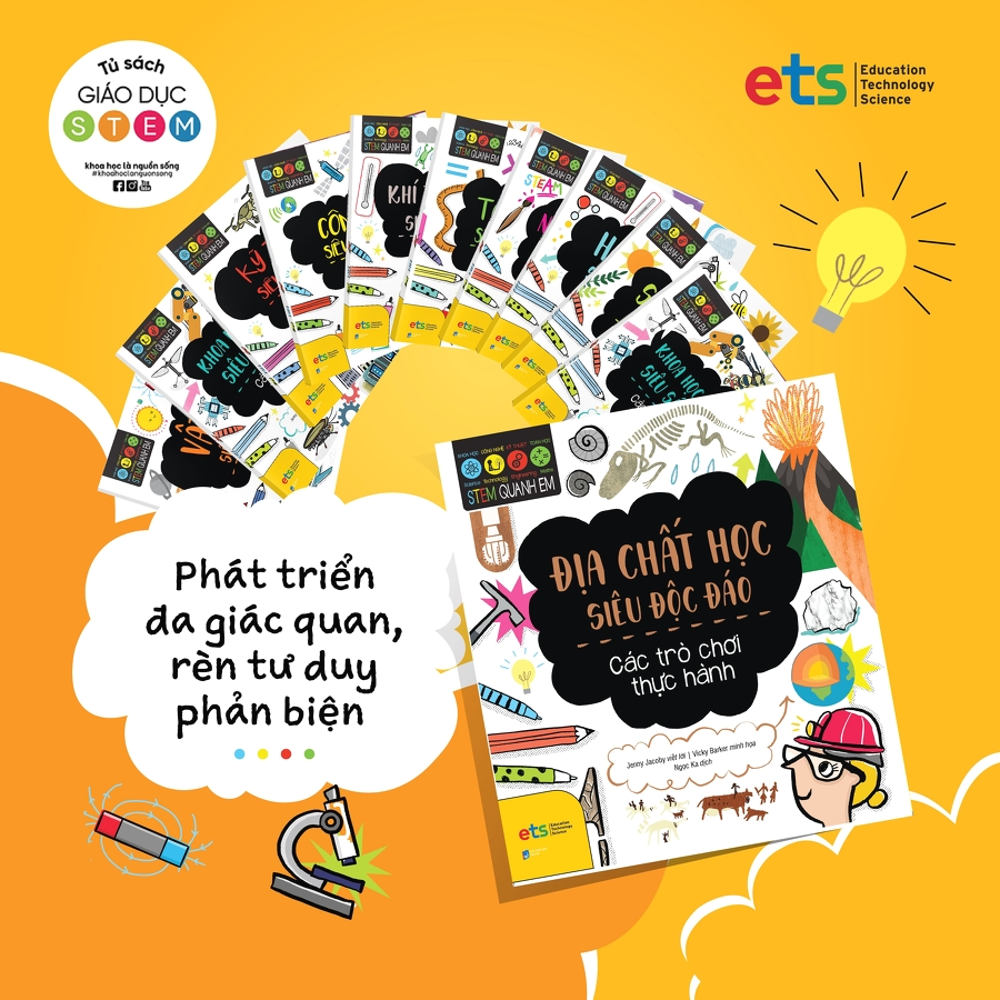 Bộ sách STEM quanh em (NXB Alphabooks)
