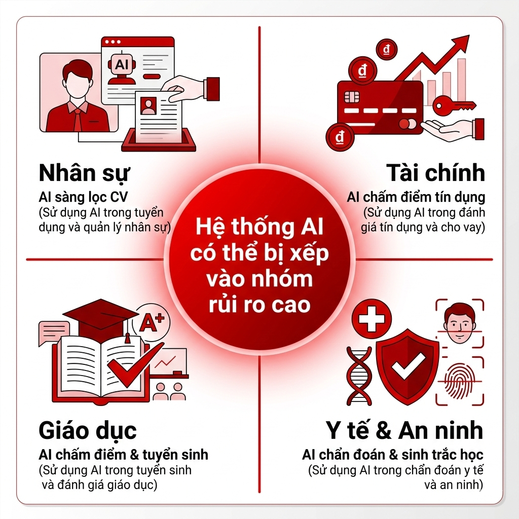 Những hệ thống AI nào có thể bị xếp vào nhóm rủi ro cao?