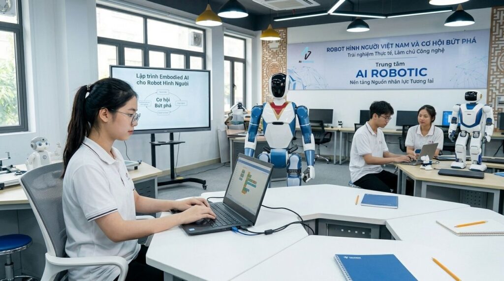 Robot hình người Việt Nam và cơ hội bứt phá